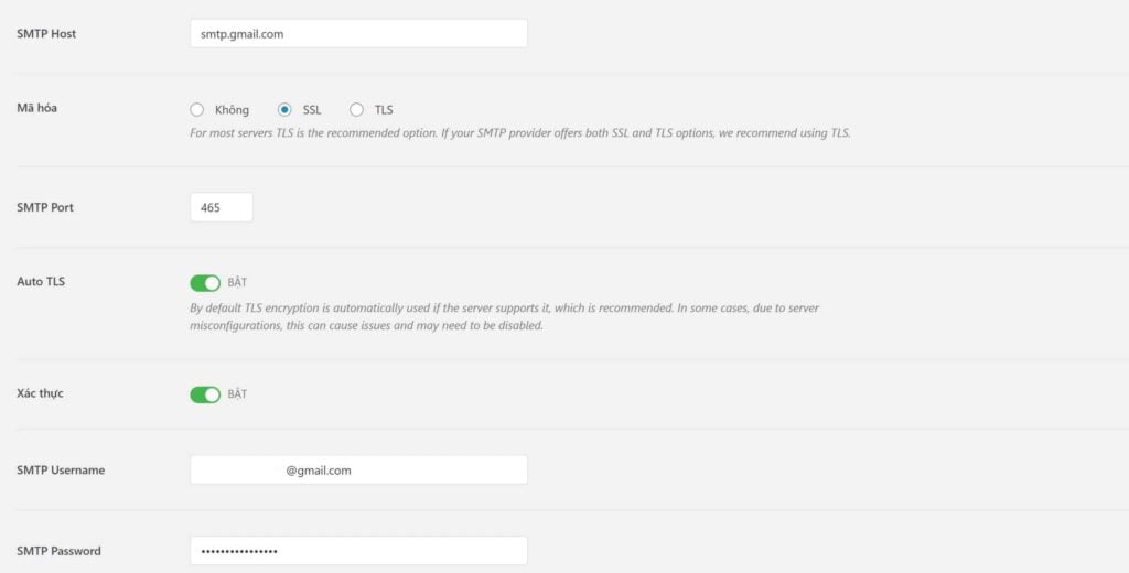Cau Hinh Mail Smtp