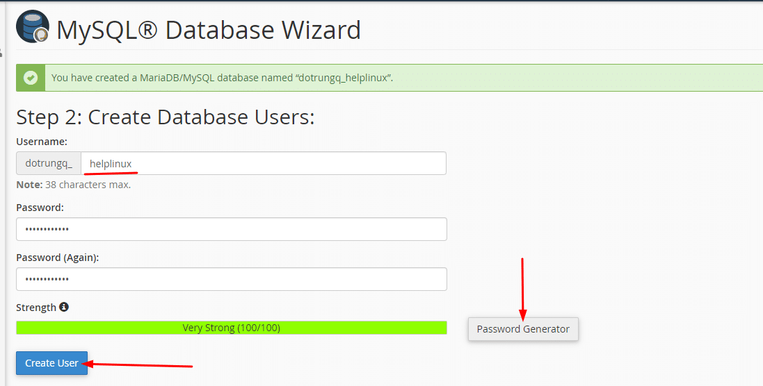 Cách tạo MySQL Database trên Hosting cPanel