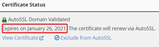 Hướng dẫn sử dụng AutoSSL trên cPanel